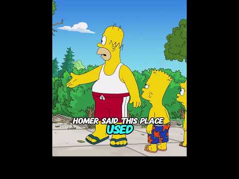 Homer takes the kids to the water park #anime #animerecap #TheSimpsons