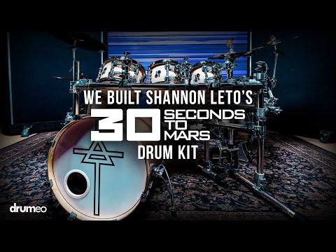 We Built Shannon Leto's Thirty Seconds To Mars Drum Kit