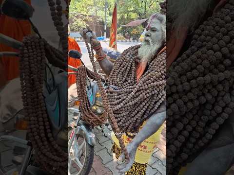 மலேசியா பக்தர்களுக்கு ருத்ராட்ச மாலை வழங்கிய சாமியார்😱🕉 #shortsfeed #shorts #tiruvannamalai #samiyar