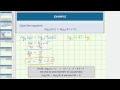 Logarithmic Equations and Solutions