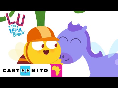 Horsefly Riding | Lu and The Bally Bunch | Cartoon for Kids | @Cartoonito Africa