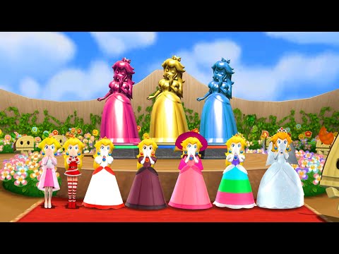 「マリオパーティ9」かちぬきバトルピーチ姫全員が勝ちます(最強CPUエキスパート)