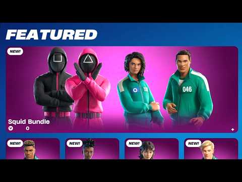 🔥 Fortnite X Squid Game Item Shop!! (Full Showcase)