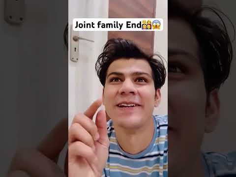 Joint family end #family