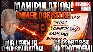 Manipulation?! 😳 Immer das gleiche Spiel… Nur ER profitiert?! 🇺🇸 So auch WIR?!