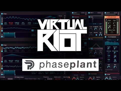 100 Virtual Riot Phase Plant presets (download & demo) - no talking