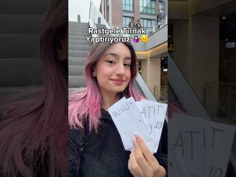 Rastgele tırnak yaptırıyoruzzz nasıl olmuş? 📍Melike Adıgüzel Sefaköy *reklam 🫶🏻