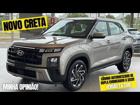 🔥 POLÊMICA! NOVO CRETA 2025 1.6 TGDI COM CÂMBIO AUTOMATIZADO DE DUPLA EMBREAGEM A SECO