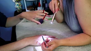[ASMR] Holistic Hand Evaluation | Acupressure, Meridian Tracing with Relaxing Voice