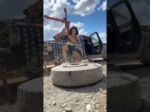 Puncture Tire Inner Tube Replacement! Outdoor Rescue Truck!