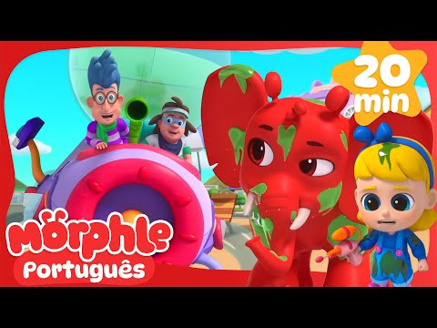 Morphle Sujo de Slime! | Melhores Momentos do Morphle | Desenhos Animados Infantis em Português