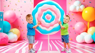 Roma y Oliver en el Museo de Caramelos de Dubái | Aventura Dulce para Niños