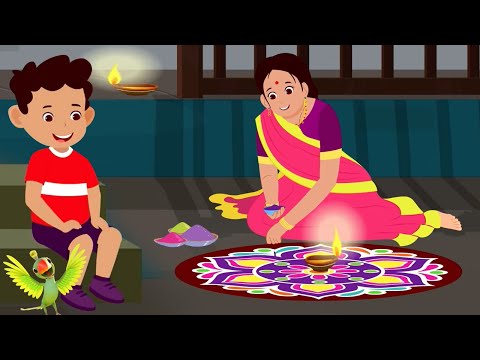 Dipoka Tevhar Diwali, दीपो का त्योहर दिवाली, Hindi Rhymes for Kids and Diwali Song