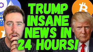 CRYPTO JUST DROPPED! TRUMP WITH BIGGEST ANNOUNCEMENT IN HISTORY TOMORROW!?