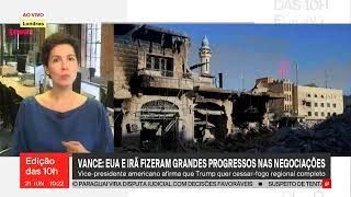 Cecília Malan - Vance: EUA e Irã fizeram grandes progressos nas negociações