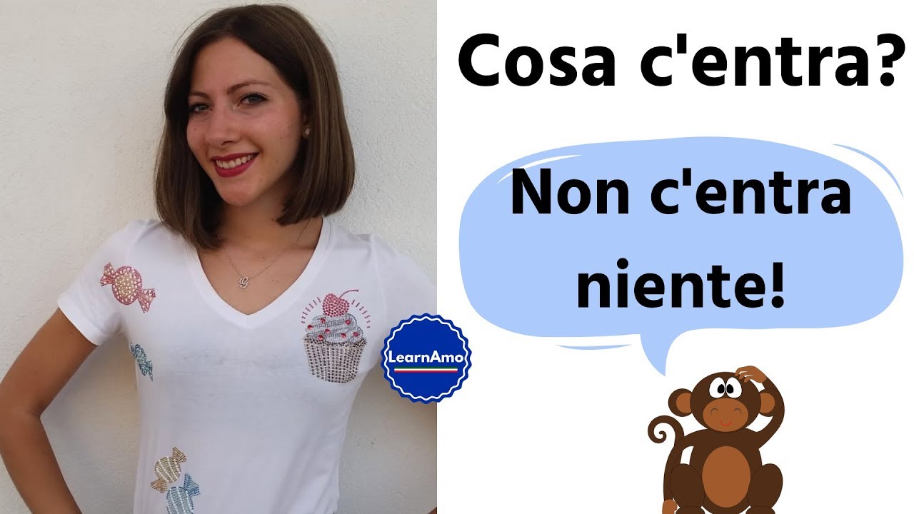 C'ENTRARE e CENTRARE Significato e uso! (Bonus: avere qualcosa a che fare) #5 Italian expressions
