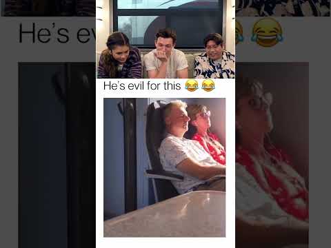 Tom Holland react try to laugh part 11 #tomholland #trynottolaugh