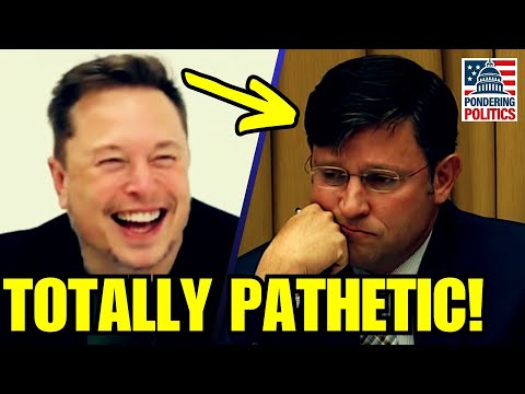 Mike Johnson PUBLICLY OFFERS Elon Musk HIS OWN JOB, CAVES TO MAGA!