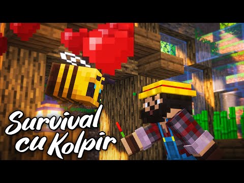 Am Construit o Casa Pentru Albine pe Minecraft Survival cu Kolpir