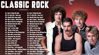 Greatest Hits Classic Rock Songs Ever - Queen, ACDC, Aerosmith, Nirvana, CCR, Led Zeppelin, Bon Jovi