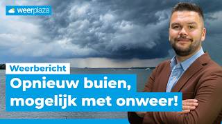 Geregeld buien, soms met onweer⚡| Weerbericht