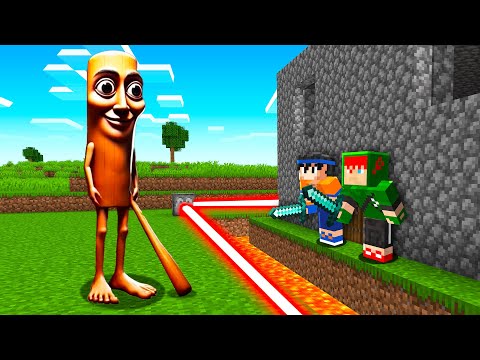 AMIGOS SOBREVIVEM AO TUNG TUNG SAHUR NO MINECRAFT!!