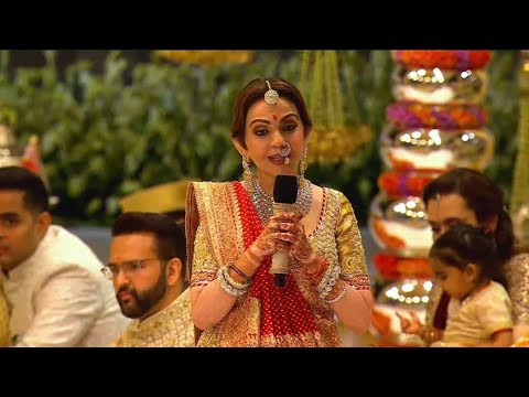 Nita Ambani's poetic explanation of 'Kanyadaan' leaves guests in tears at Anant Radhika Big Wedding.