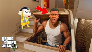 Shinchan and Franklin SECRET ROOM Making HIDE and SEEK Challenge in GTA 5!