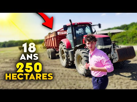 Charles Etienne, 18 ans, PRÉSENTE sa FERME ! (Engins agricole, bêtes, matériels..) 🐄🚜