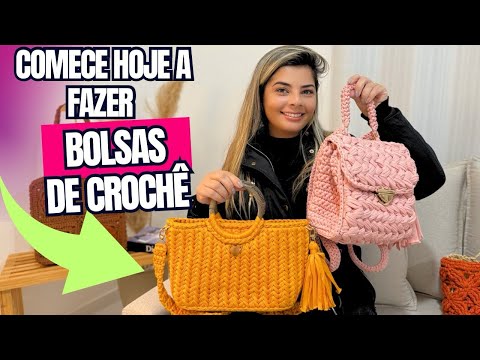 QUER APRENDER A FAZER BOLSAS DE CROCHÊ INCRÍVEIS?