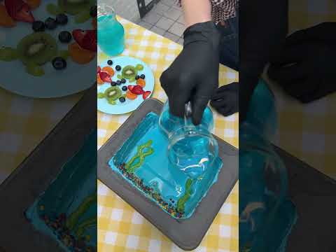 Jello Fish Tank Cake! A splash of jello fun ๐ ๐ฐ