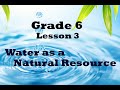 Water Properties and Pollution Effects