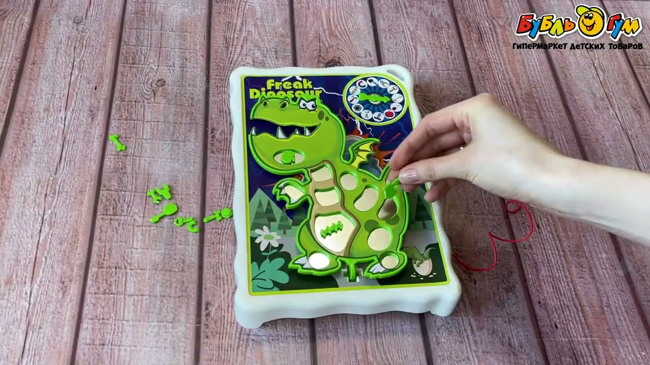 Игра Lanson Toys Freak Dinosaur с 4лет - видео Игра Lanson Toys Freak Dinosaur с 4лет - видео