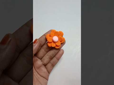 clay  flower making  🌼  #youtubeshorts  #viralvideo  #diy  #shorts