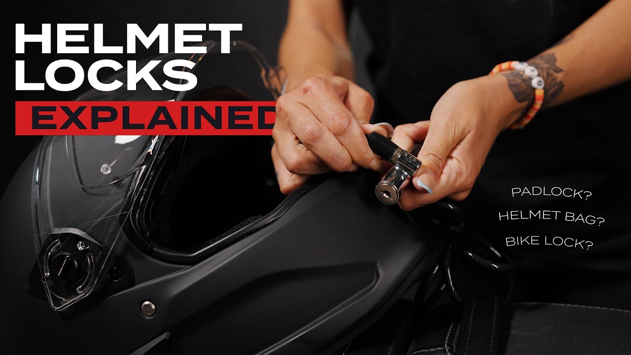 EXPLAINED | How to Lock a Helmet to a Motorcycle