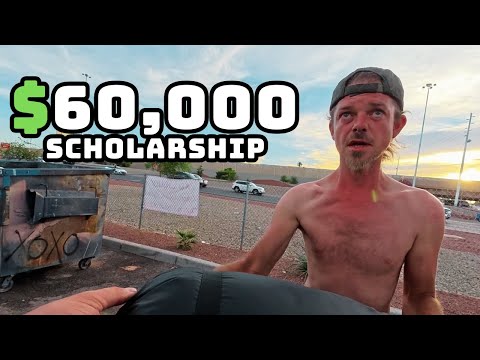 HOMELESS man gets a ONCE IN A LIFETIME OPPORTUNITY!@Victorthegoodboss