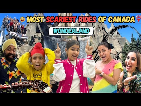Most Scariest Rides Of Canada -  Wonderland | RS 1313 VLOGS | Ramneek Singh 1313