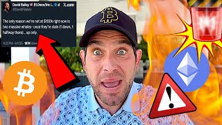 🚨 BITCOIN & CRYPTO EMERGENCY!!!🔥 🔥                      (seriously...?)                    🚨