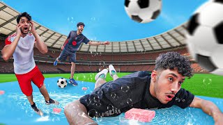 ‏تحدي ملعب الصابون 🧼⚽️ ! الجائزة 1000$ منو فاز؟