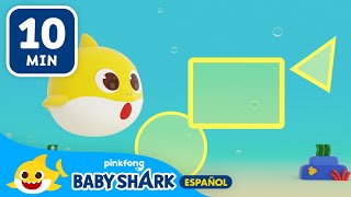 Aprende Formas con Tiburón Bebé🟦🔴 | Canciones Infantiles | Baby Shark en español