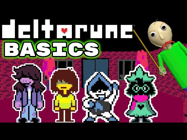 DeltaRune Basics Chapter 1 | Deltarune Baldi's Basics Mod | Delta Rune Basics Gameplay