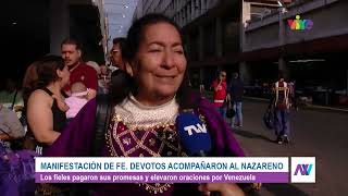 Manifestación de fe: devotos acompañaron al Nazareno de San Pablo — 01/04/26