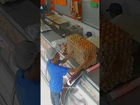 Muchos huevos para robar, pero...