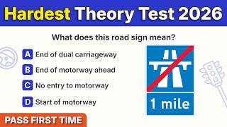 Theory Test 2026 UK | DVSA Official Theory Test Hardest UPDATED Questions! | PASS FIRST TIME