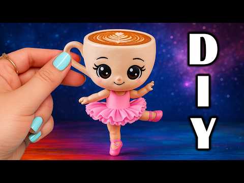 🩰☕Transformé una muñeca LOL en Ballerina Capuchina Bebé ¡Es TAN CUTE!