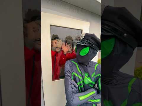 Spider-man vs Money Heist funny video 51 #funny #comedy #spiderman #shorts  #mohicspider