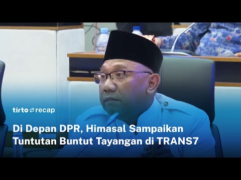 Di Hadapan DPR, Himasal Bacakan Tuntutan Buntut Tayangan di TRANS7 yang Dianggap Menghina Pesantren