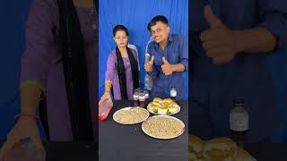 Who can finish first ? Noodles Vs vada pav family challenge✅ #video #game 