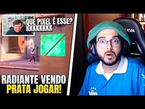 RADIANTE PASSOU MAL DE RIR COM PIXEL DO PRATA! SACY QUASE ENTREGOU O ROUND - VALORANT CLIPS