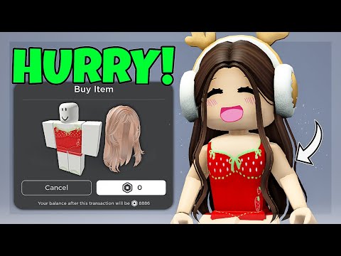 HURRY! FREE HAIR AND ITEMS ON ROBLOX 🎄